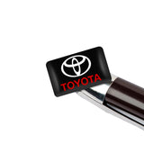 10pcs Toyota TRD Epoxy Car Armrest Button Sticker