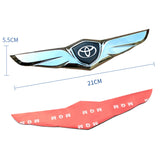 Toyota Metal Wings Car Front Hood Sticker Emblem Badge Decal