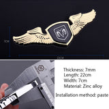 Dodge Metal Wings Car Front Emblem Badge Sticker Decal