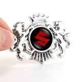 Suzuki Double Lion Metal Car Rear Sticker Auto Window Emblem Badge Decal
