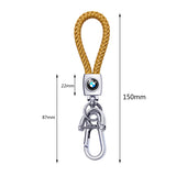BMW Braided Rope Car Keychain Keyring Pendant