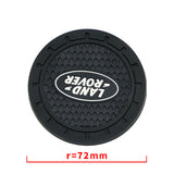 2pcs/set Land Rover Logo PVC Waterproof Car Water Coaster