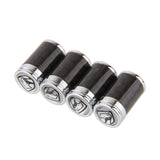 4pcs/set Dodge Viper Logo Carbon Fiber Car Air Valve Stem Cap Auto Tyre Valve Covers