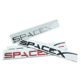 Tesla SpaceX Logo Metal Car Rear Sticker Emblem Badge Decal