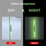 4pcs Skoda Luminous Car Door Bumper Strip Anti-collision Protection Sticker