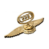 Audi Angle Wings Metal Car Front Hood Bonnet Sticker Emblem Badge