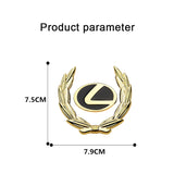 Lexus Metal Car Rear Sticker Auto Window Emblem Badge Decal