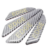 4pcs/set Ford EDGE Carbon Fiber Car Door Anti-Scratch Sticker Door Side Protection Bumper Strips
