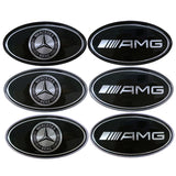 Mercedes Benz AMG Maybach Elliptical Metal Car Window Sticker Emblem Badge Decal