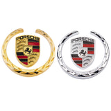 Porsche Metal Car Rear Sticker Auto Window Emblem Badge Decal