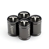4pcs Tesla Logo Car Tire Valve Caps