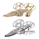 Hyundai Angle Wings Metal Car Front Hood Bonnet Sticker Emblem Badge