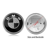 1PC 74mm BMW Logo Car Rear Emblem Badge Decal