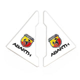 2PCS Abarth Car Door Corner Edge Cover Anti-Scratch Protective Sticker