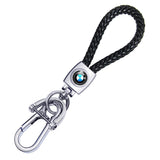 BMW Braided Rope Car Keychain Keyring Pendant
