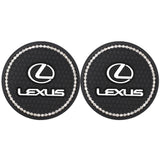 2PCS Lexus Diamond Car Water Coaster Cup Mat