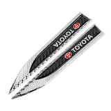2pcs Toyota TRD Logo Metal Car Side Fender Emblem Stickers