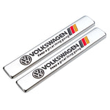 2pcs Volkswagen R Logo Car Fender Side Emblem Badge Sticker