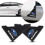 2PCS Subaru Car Door Corner Edge Cover Anti-Scratch Protective Sticker