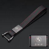 BMW M Power PU Leather Car Logo Keychain