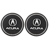 2PCS Acura Diamond Car Water Coaster Cup Mat