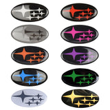 58x28mm Subaru Epoxy Car Steering Wheel Sticker Decal Emblem Badge