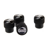 4pcs/set Nissan Nismo GTR Logo Car Air Valve Stem Caps Auto Tyre Valve Covers