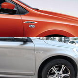 2pcs Ford Logo Metal Car Sider Fender Sticker Emblem Badge