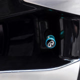 4pcs/set Infiniti Logo Matte Car Air Valve Stem Caps Auto Tyre Valve Covers