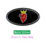 SAAB Elliptical Metal Car Window Sticker Emblem Badge Decal