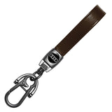 Audi Logo PU Leather Metal Car Keychain Keyring