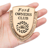 Ford Shield Metal Car Rear Sticker Auto Window Emblem Badge Decal
