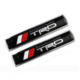 2pcs Toyota TRD Metal Car Sticker Emblem Badge Decal Decoration