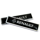 2pcs/set Renault Logo Metal Car Side Sticker Auto Emblem Badge