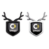 Mercedes Benz Smart ABS Deer Car Rear Sticker Shield Trunk Emblem Badge Decal