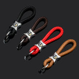 Mercedes Benz AMG Smart Apple Tree Logo Braided Rope Car Keychain Keyring