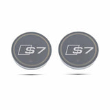 2pcs Audi A1 A2 A3 A4 Q1 Q2 Q3 Q4 S4 S5 S6 S7 Logo Car Water Coasters 7-color LED Light Cup Mat Holder