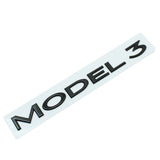 Tesla Model3 Letter ABS Car Rear Sticker Decal Emblem Badge