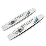 2pcs MINI Cooper Metal Car Fender Side Badge Decal Rear Emblem Sticker