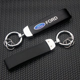 Ford PU Leather Car Logo Keychain