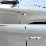 2pcs Mercedes Benz AMG Logo Metal Car Sider Fender Sticker Emblem Badge