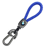 BMW Braided Rope Car Keychain Keyring Pendant