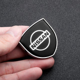 2pcs 39x39mm Nissan Nismo Shield Metal Car Window Sticker Emblem Badge Decal