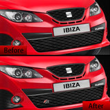 SEAT FR Logo Metal Car Front Hood Grille Emblem Bagde Rear Sticker Decal