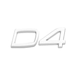 Volvo D2 D3 D4 D5 D6 D7 D8 Metal Car Rear Sticker Emblem Badge Decal