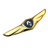Renault Metal Wings Car Front Hood Sticker Emblem Badge Decal