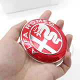 40mm Alfa Romeo Logo Allloy Car Steering Wheel Sticker Decal