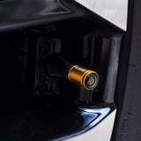 4pcs/set Cadillac Logo Matte Car Air Valve Stem Caps Auto Tyre Valve Covers