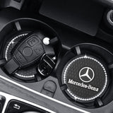 2PCS Mercedes Benz AMG Diamond Car Water Coaster Cup Mat