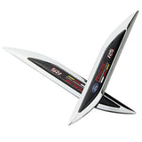2pcs Ford Logo Metal Car Sider Fender Sticker Emblem Badge